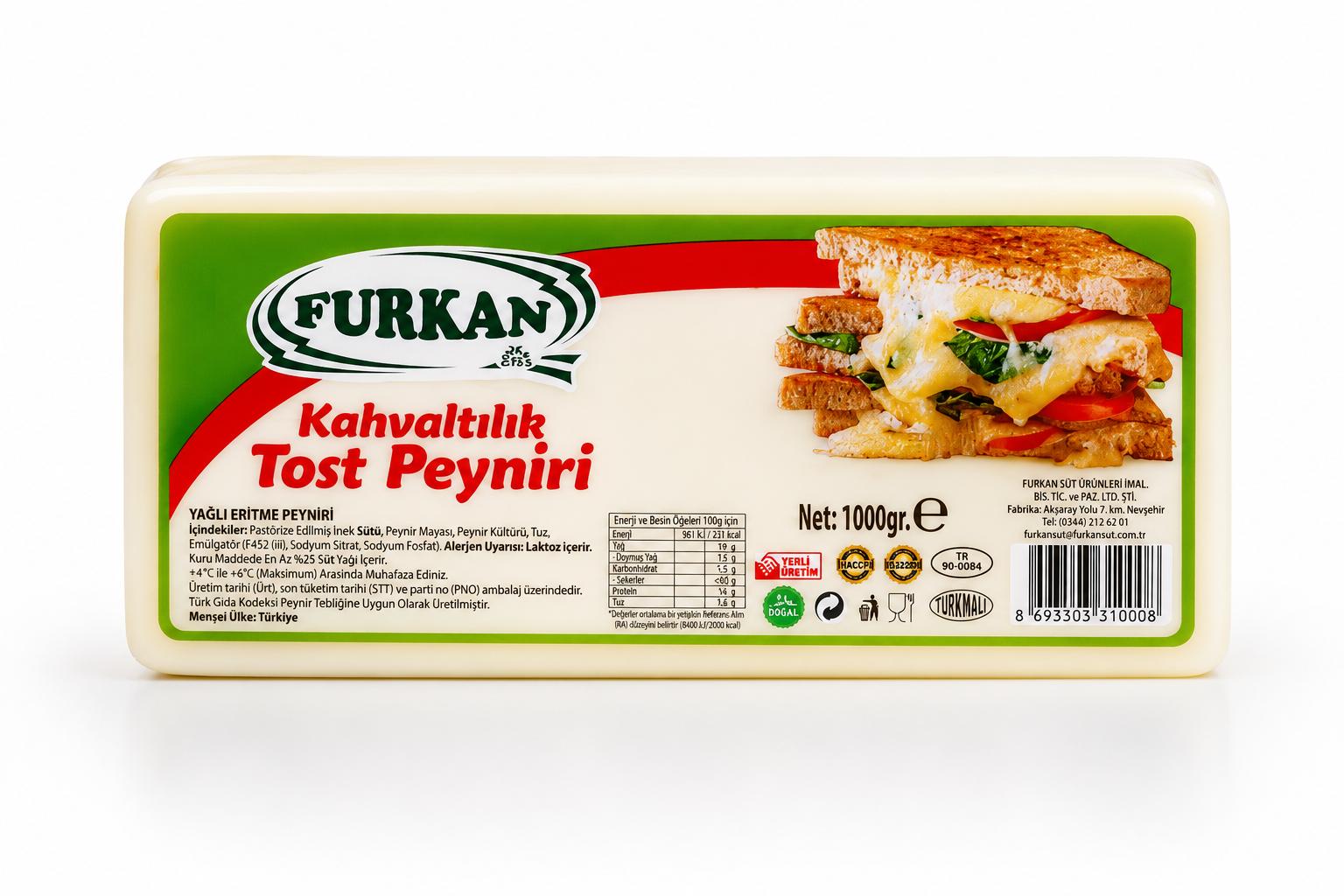 Çıtır Tostların ve Pratik Atıştırmalıkların Başrolü: Furkan Tost Peyniri